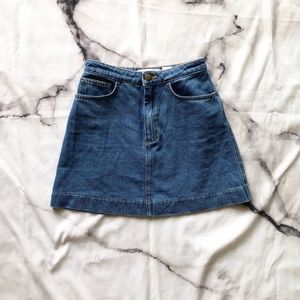 American Apparel Denim Skirt